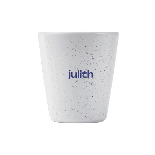 Aoomi 300ml cup with 'julith' logo