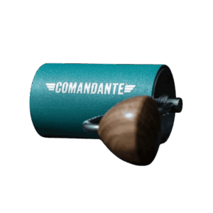Comandante C40 MK4 Alpine Lagoon Nitro Blade Coffee Grinder with wooden handle