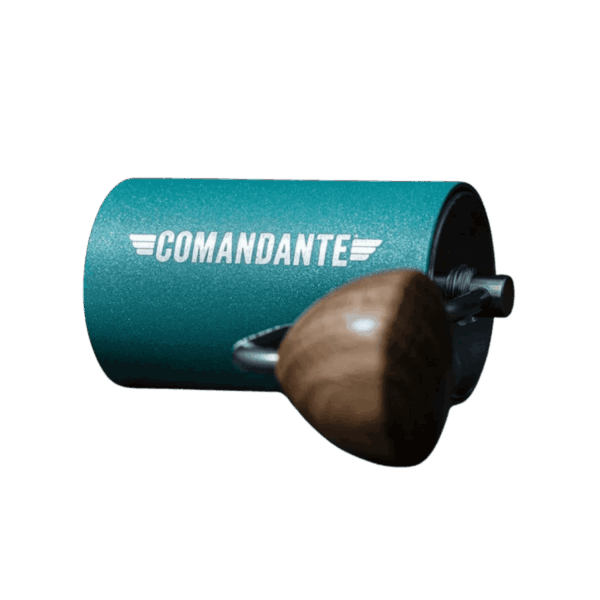 Comandante C40 MK4 Alpine Lagoon Nitro Blade Coffee Grinder with wooden handle