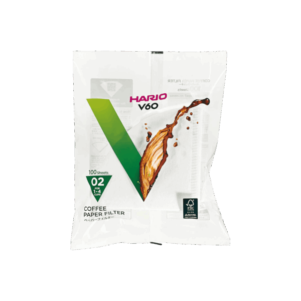 Hario V60-02W Bleached Paper Filters 100pcs
