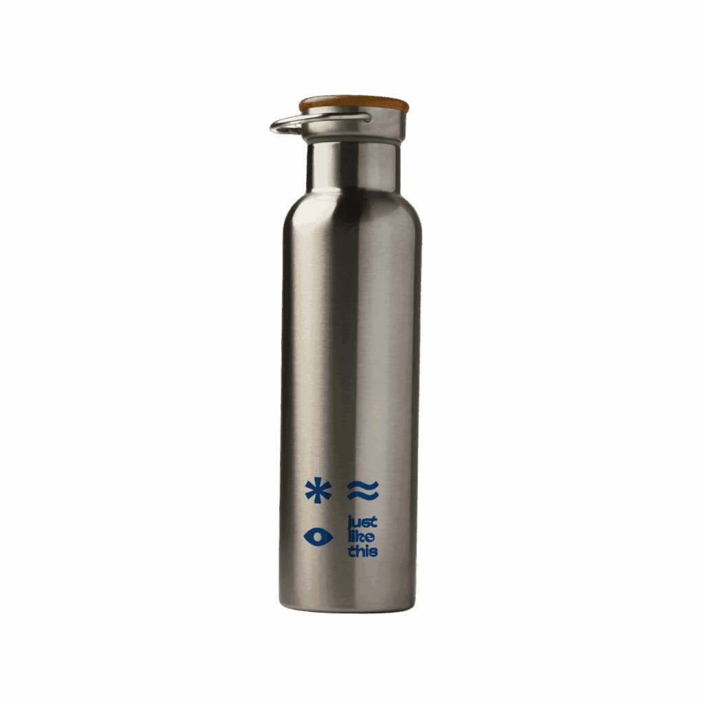 Julith Stainless bottle with just like this logo