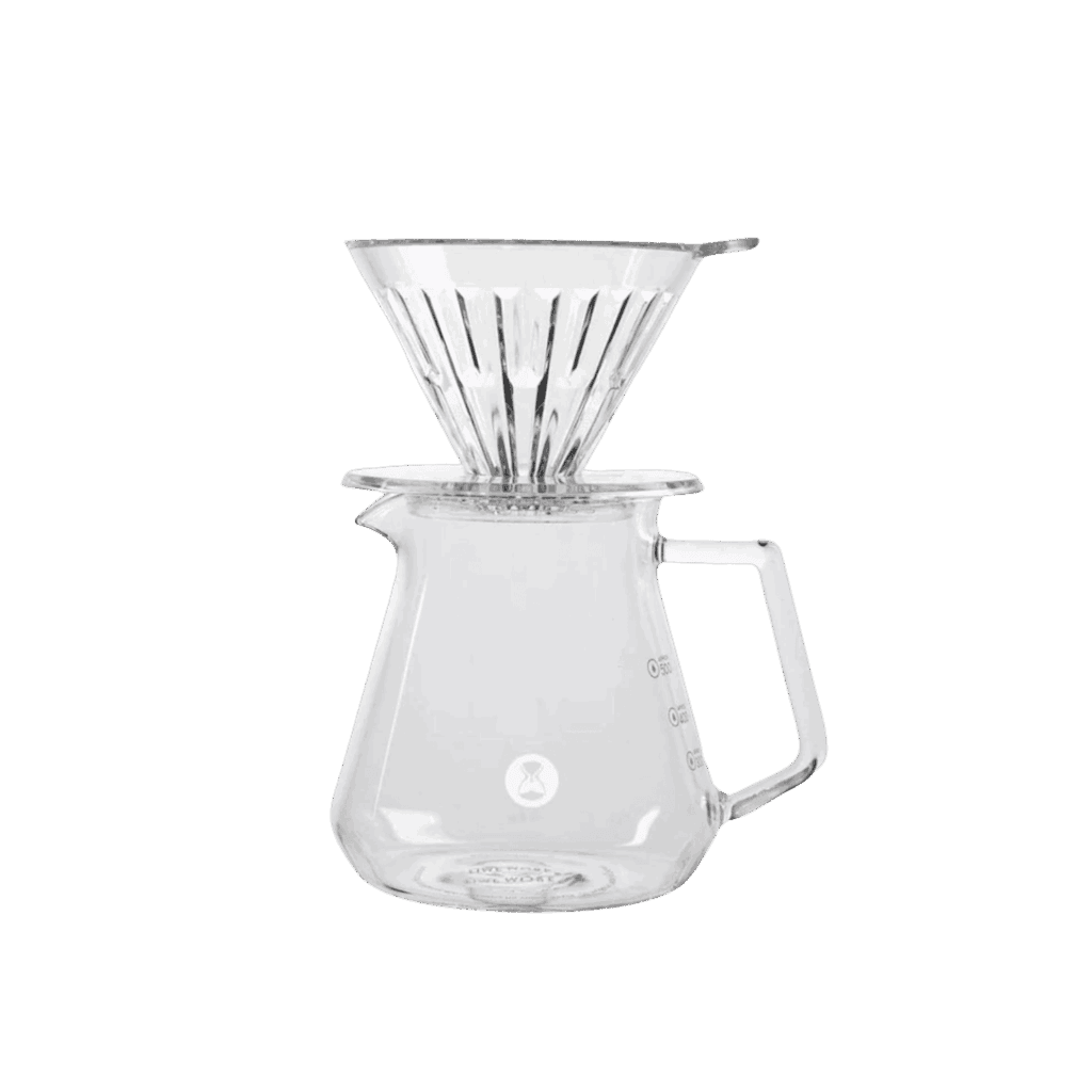 Timemore Crystal Eye Dripper 02 Size Set, dripper and carafe