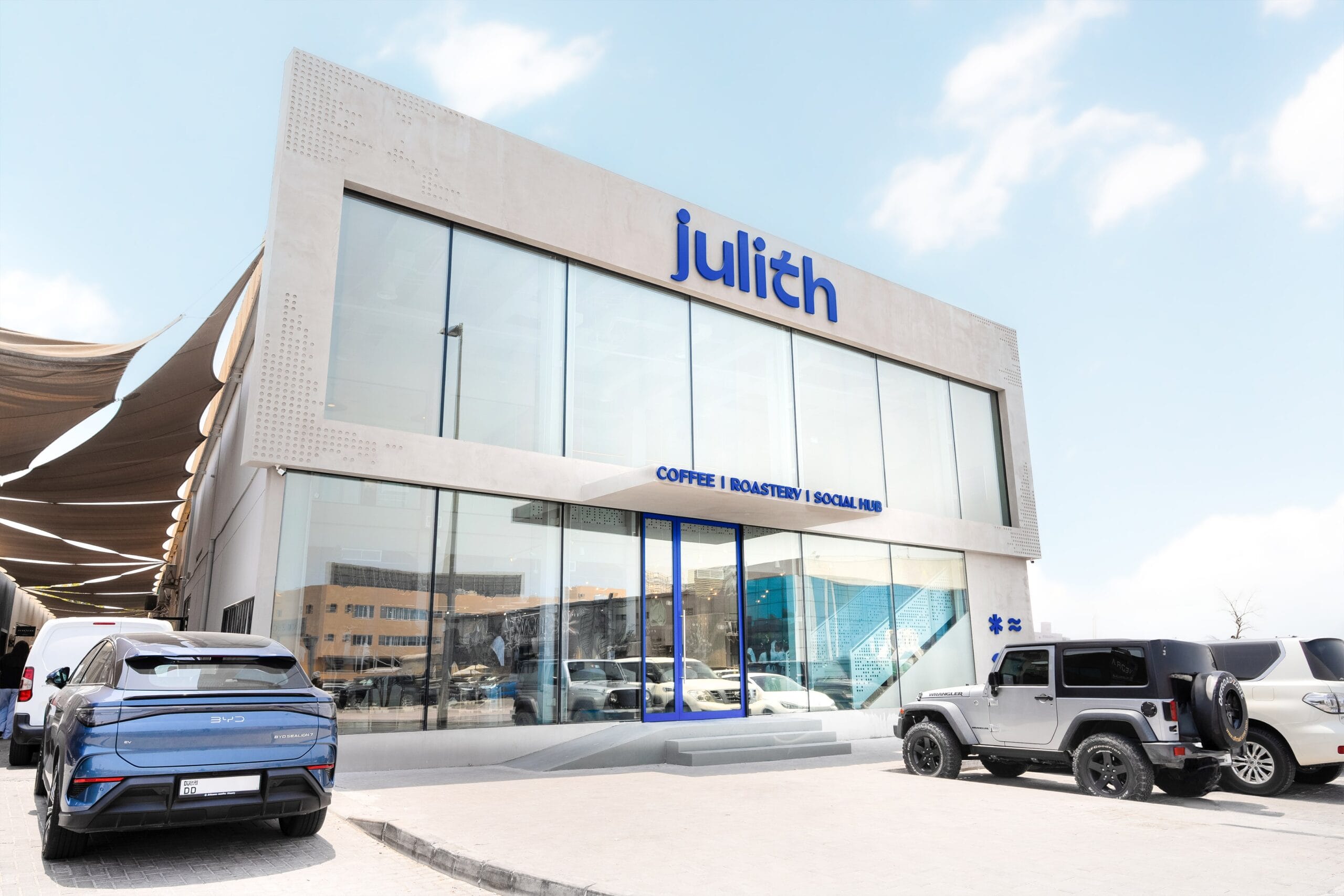 Julith coffee shop with large windows