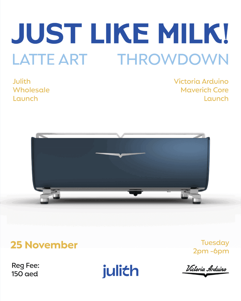 Latte art competition announcement poster