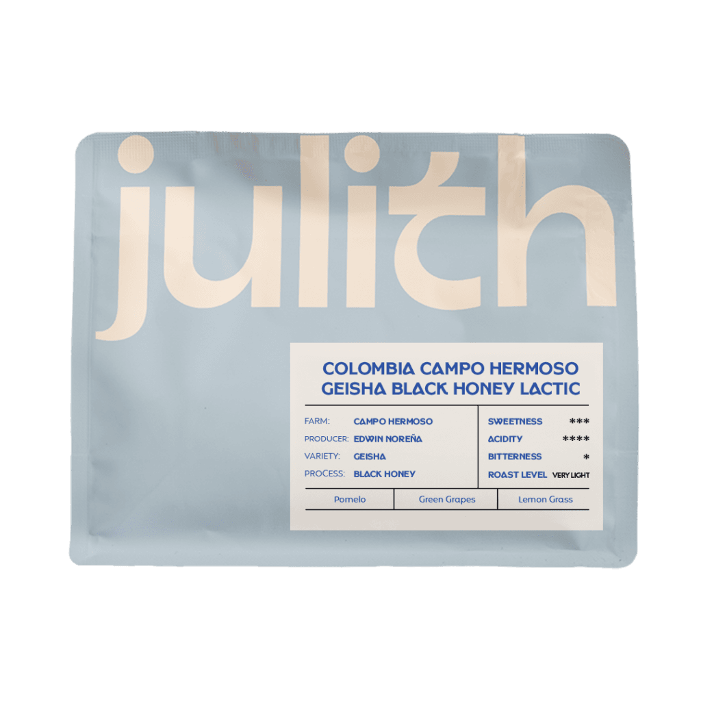 COLOMBIA CAMPO HERMOSO GEISHA BLACK HONEY LACTIC
