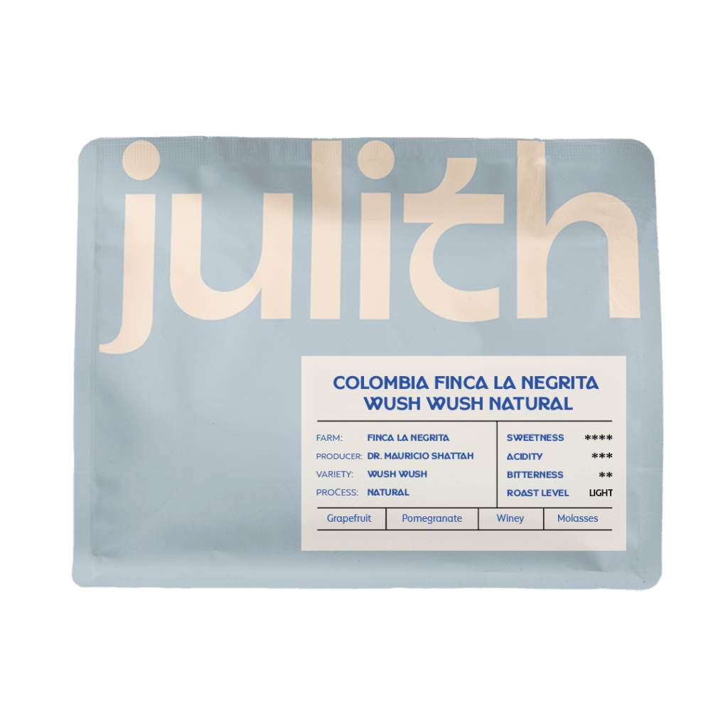 COLOMBIA FINCA LA NEGRITA WUSH WUSH NATURAL